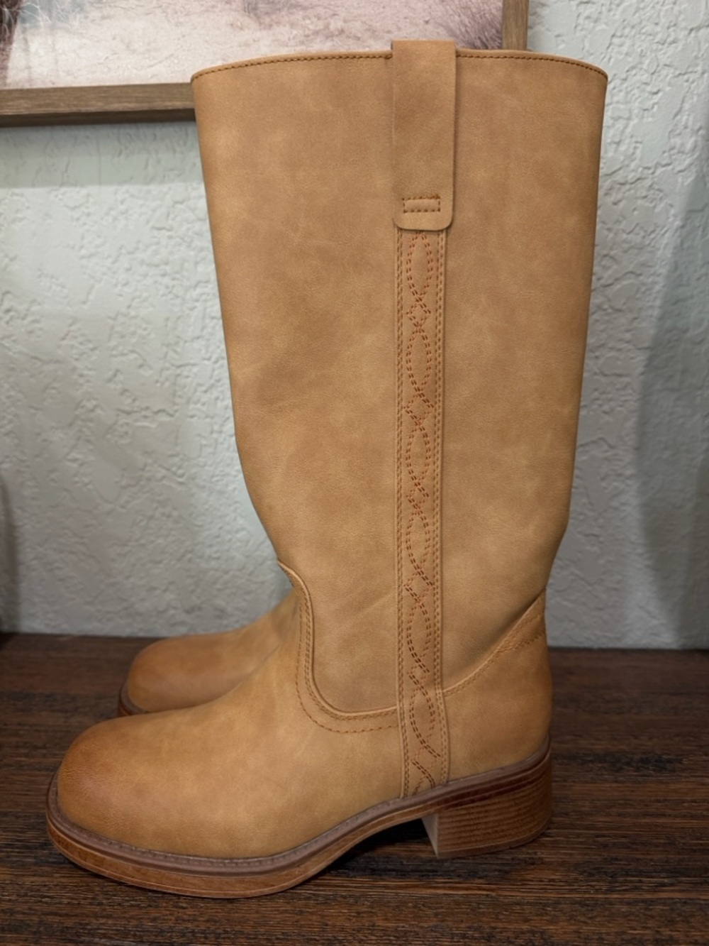 NY&C mid-calf western-style boots women’s western chic , bohemian size 8.5 - Picture 3 of 14